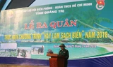 Tuổi trẻ Quảng Trị ra quân làm sạch biển