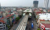 Nhà ga đầu tiên tuyến đường sắt Cát Linh - Hà Đông sắp hoàn thành