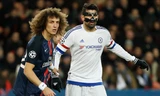 David Luiz theo kèm Diego Costa. Ảnh: Reuters.