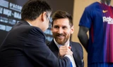 Messi có thể tự do ra đi nếu Barca không tham dự La Liga nữa. Ảnh: Marca.