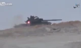 Kíp lái xe tăng Syria thoát chết khi trúng tên lửa TOW