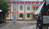 Bệnh viên đa khoa huyện Quỳ Hợp nơi xảy ra sự việc.