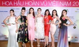 Các thí sinh tham dự cuộc thi Hoa hậu Hoàn Vũ Việt Nam 2015.