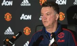 Van Gaal được cho là còn hai trận để cứu ghế HLV Man Utd. Ảnh: AFP.
