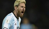 Messi và màu tóc từ giữa tháng 7. Ảnh: Reuters