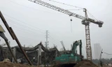 Dự án bị sập giàn giáo khiến 3 người chết. Ảnh: Nguyễn Hoàn