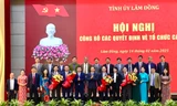Lâm Đồng công bố các quyết định về tổ chức cán bộ