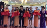 Cắt băng khai mạc Triển lãm ảnh Di sản Việt Nam. Trí Quân.