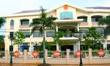 Trụ sở UBND quận Liên Chiểu nơi bị trộm đột nhập vào đêm 13/11. Ảnh: Ngọc Trường.