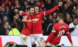 Ba cầu thủ ghi bàn cho M.U trong trận derby nước Anh với Liverpool.