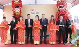Đại diện PVI Sun Life cắt băng khánh thành khai trương văn phòng kinh doanh tại Hải Phòng.