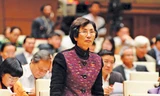 Đại biểu Bùi Thị An (Hà Nội). Ảnh: Như Ý.
