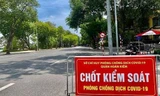 Một điểm kiểm soát phòng, chống dịch COVID -19 ở Hà Nội