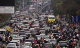 Hà Nội bùng phát tắc đường dịp giáp Tết