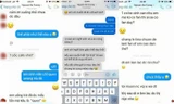  Một số đoạn tin nhắn được cho là giữa giảng viên Cường và các nữ sinh được chia sẻ trên trang SOL - VNU Confessions. (Ảnh chụp màn hình). 