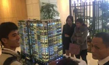 Khá đông khách hàng tham dự lễ ra mắt căn hộ mẫu