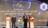 Vingroup đạt top 10 doanh nghiệp phát triển bền vững năm 2016 