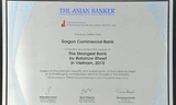 Giải thưởng “Ngân hàng có cân đối tài chính tốt nhất Việt Nam năm 2015 – The Strongest Bank by Balance Sheet in Vietnam, 2015”