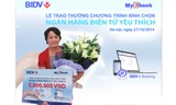Niềm vui bất ngờ khi bình chọn cho BIDV e-Banking