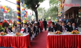 Toàn cảnh lễ khai trương.