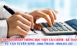 Học viện Tài chính tuyển sinh liên thông Đại học Kế toán năm 2016