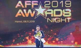 Văn Vũ được vinh danh tại AFF Awards Night 2019