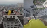 Clip TikTok biểu diễn parkour của bạn trẻ Việt gây tranh cãi: Nhảy lộn ngược qua nóc nhà