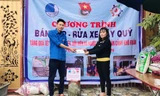 Tuổi trẻ Hà Tĩnh rửa xe, bán gạo gây quỹ hưởng ứng Tết vì người nghèo
