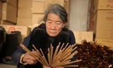 Làng nghề làm hương Hà Tĩnh vào vụ Tết