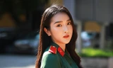 Nữ sinh viên trường ĐH Văn hóa Nghệ thuật Quân đội có gương mặt đẹp như minh tinh