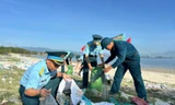 Đoàn viên thanh niên tham gia dọn vệ sinh bãi biển, cải thiện môi trường sống