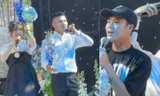 Hòa Minzy song ca cùng Văn Toàn, Quang Hải, không còn "quẩy banh nóc" đám cưới