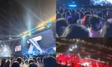 Concert ATSH D-5 tưởng hạ nhiệt mà tạo khung cảnh hoành tráng, Fanzone bị than quá tải