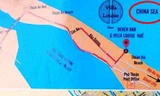 Tờ bản đồ do khu du lịch tự in đã viết sai thông tin về biển Việt Nam