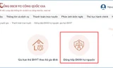 Giải quyết chế độ ốm đau, thai sản trên Cổng DVC quốc gia