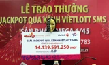 Chị K.O nhận giải thưởng Vietlott trị giá hơn 14 tỷ đồng khi đang ở quê tránh dịch.