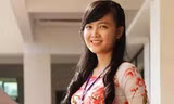 Thủ khoa đầu ra trường Đại học Khoa học xã hội và Nhân văn TP HCM. Ảnh: NVCC.