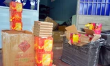 Số pháo hoa Trung Quốc nhập lậu vừa bị công an Đà Nẵng bắt giữ. Ảnh: Ngọc Trường/VnExpress.