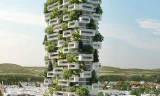 Tòa nhà siêu độc cao hơn 100m phủ toàn cây xanh