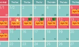 Tết Bính Thân 2016 dự kiến nghỉ 9 ngày