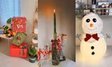 Giới trẻ "bắt trend" tự làm đồ trang trí Giáng sinh: Nơ khổng lồ đẹp khó cưỡng