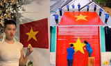 Hưởng ứng không khí trước thềm Quốc khánh 2/9, netizen "bắt trend" vẽ cờ Tổ quốc