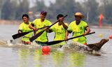 Giải đua thuyền độc mộc hồ Lắk