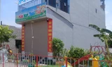 Cơ sở mầm non Tuổi Thơ bị đóng của, tạm đình chỉ để đợi giải quyết vụ việc - Ảnh: Hoàng Long