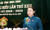 Bà Nguyễn Thị Thu Hà tiếp tục giữ chức Bí thư Tỉnh uỷ Ninh Bình khoá XXII, nhiệm kỳ 2020-2025 - Ảnh: Hoàng Long