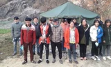 14 công dân nhập cảnh trái phép bị đồn biên phòng Pò Mã phát hiện .Ảnh: TL 
