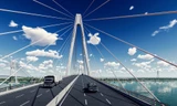 Phối cảnh cầu Mỹ Thuận 2 sẽ khởi công vào ngày 27/2.