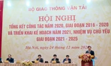 Phó Thủ tướng Trịnh Đình Dũng phát biểu chỉ đạo tại Hội nghị Tổng kết năm 2020, triển khai nhiệm vụ năm 2021 của Bộ GTVT. Ảnh: Phạm Thanh.