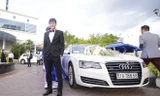 Công Vinh đón dâu bằng dàn xe bạc tỷ