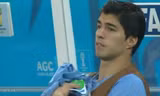 Luis Suarez khóc như mưa khi Uruguay thua sốc